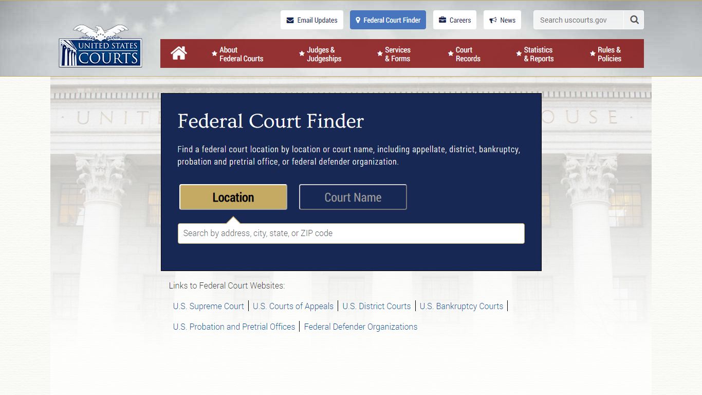 Federal Court Finder | United States Courts